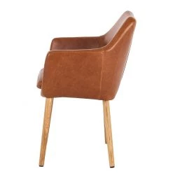 Mørteens Chaises à accoudoirs Nicholas - Cuir synthétique Aken: Cognac vintage - Lot de 2 7 Mørteens Chaises à accoudoirs Nicholas - Cuir synthétique Aken: Cognac vintage - Lot de 2 -Meubles de salle à manger Soldes Magasin 1000281813 210819 09251100102 DETAILS P000000001000281813
