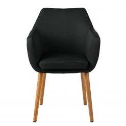 Mørteens Chaises à accoudoirs Nicholas - Tissu Cors: Anthracite - Lot de 2 -Meubles de salle à manger Soldes Magasin 1000281820 210819 09280300125 DETAILS P000000001000281820