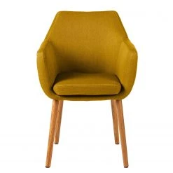 Mørteens Chaises à accoudoirs Nicholas - Tissu Cors: Jaune curry - Lot de 2 -Meubles de salle à manger Soldes Magasin 1000281822 210819 09285700133 DETAILS P000000001000281822