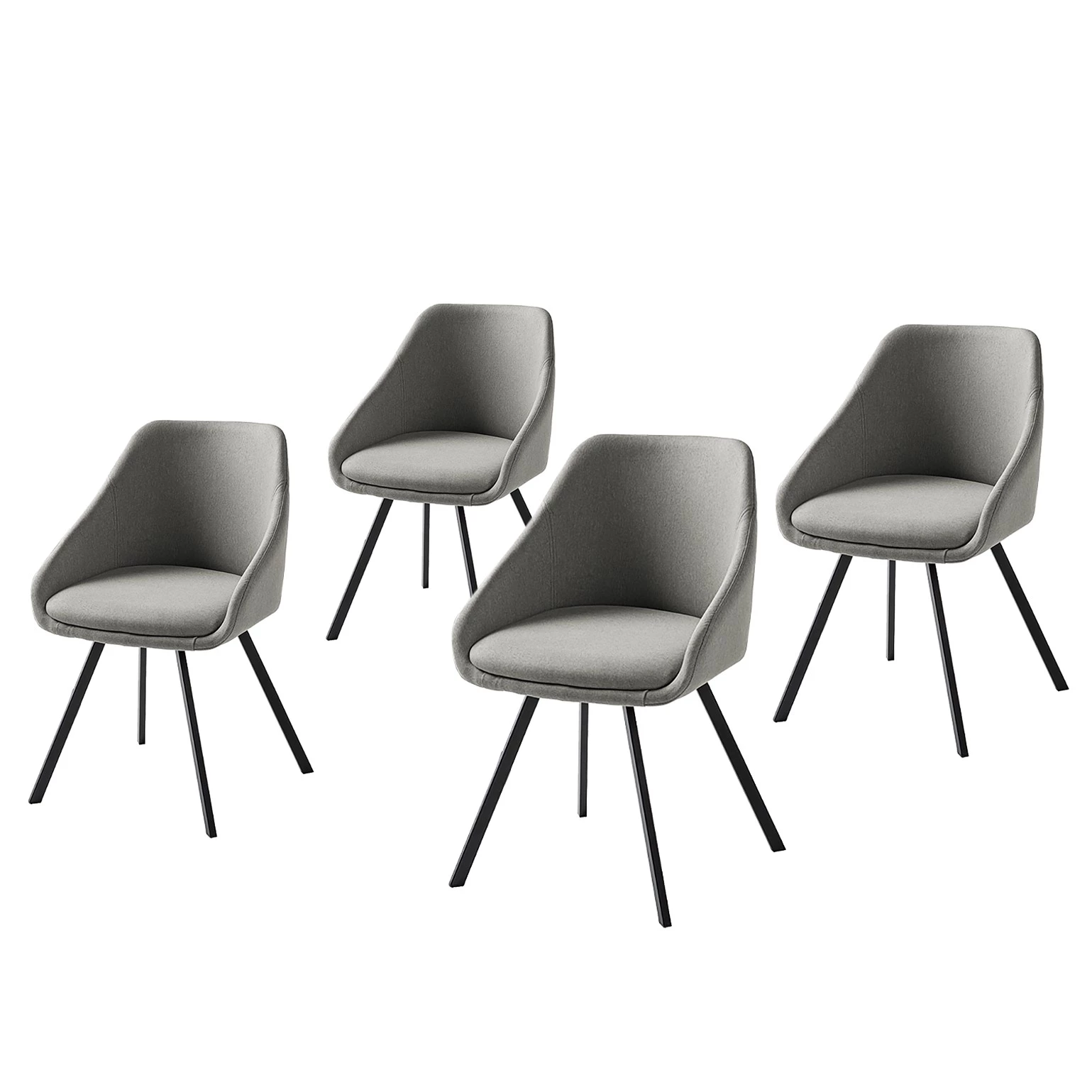 Mørteens Chaise à accoudoirs Melbu - Lot de 4 1 Mørteens Chaise à accoudoirs Melbu - Lot de 4