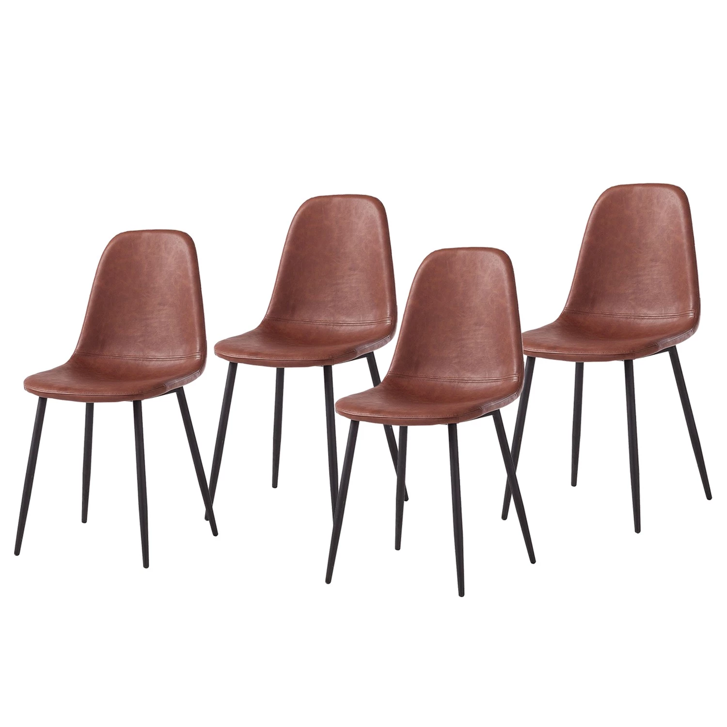 Mørteens Chaise capitonnée Iskmo IV - Lot de 4 1 Mørteens Chaise capitonnée Iskmo IV - Lot de 4