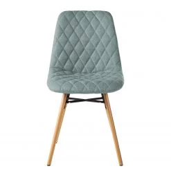 Mørteens Chaises capitonnées Farelas - Tissu Cors: Gris menthe - Lot de 4 -Meubles de salle à manger Soldes Magasin 1000282526 210819 09463000506 DETAILS P000000001000282526