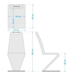 Fredriks Chaise cantilever Amanda I - Lot de 4 -Meubles de salle à manger Soldes Magasin 1000283523 210810 13385300014 SKETCH DETAILS P000000001000283523 sketch