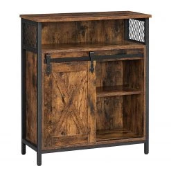 Red Living Buffet Hazlet I - Marron / Noir
