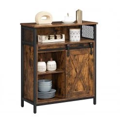 Red Living Buffet Hazlet I - Marron / Noir -Meubles de salle à manger Soldes Magasin 1000283936 210810 15023700051 DETAILS P000000001000283936