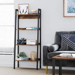 Red Living Étagère Leesville V - Marron / Noir -Meubles de salle à manger Soldes Magasin 1000283964 210813 06355200207 MOOD DETAILS P000000001000283964 mood