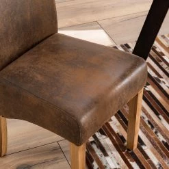 Ars Natura Chaise capitonnée Nello III - Lot de 4 -Meubles de salle à manger Soldes Magasin 1000283994 210831 13391600006 DETAILS P000000001000283994