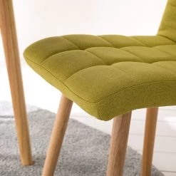 Mørteens Chaise capitonnée Doskie II - Lin / Chêne massif - Citron vert - Lot de 4 21 Mørteens Chaise capitonnée Doskie II - Lin / Chêne massif - Citron vert - Lot de 4 -Meubles de salle à manger Soldes Magasin 1000284205 210823 08535600243 DETAILS P000000001000284205