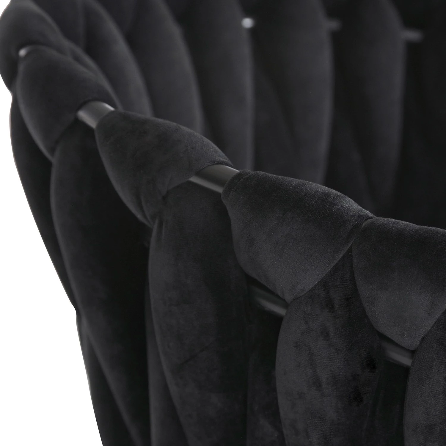 Jack & Alice Chaise à accoudoirs Feltham - Noir 7 Jack & Alice Chaise à accoudoirs Feltham - Noir – Image 7