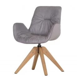 Red Living Chaise capitonnée Wilbur II - Platine