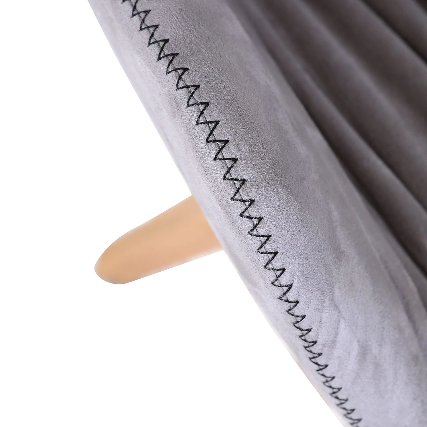 Red Living Chaise capitonnée Wilbur II - Platine 6 Red Living Chaise capitonnée Wilbur II - Platine – Image 6