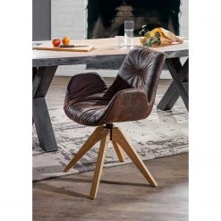 Red Living Chaise capitonnée Wilbur I - Marron vintage -Meubles de salle à manger Soldes Magasin 1000284294 220318 021 MOOD DETAILS P000000001000284294 mood