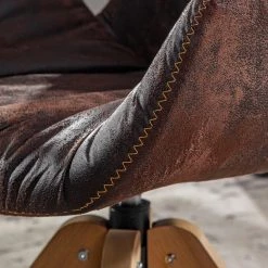 Red Living Chaise capitonnée Wilbur I - Marron vintage -Meubles de salle à manger Soldes Magasin 1000284294 220318 030 DETAILS P000000001000284294