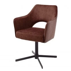 Fredriks Chaise à accoudoirs Yellville II - Marron rouille