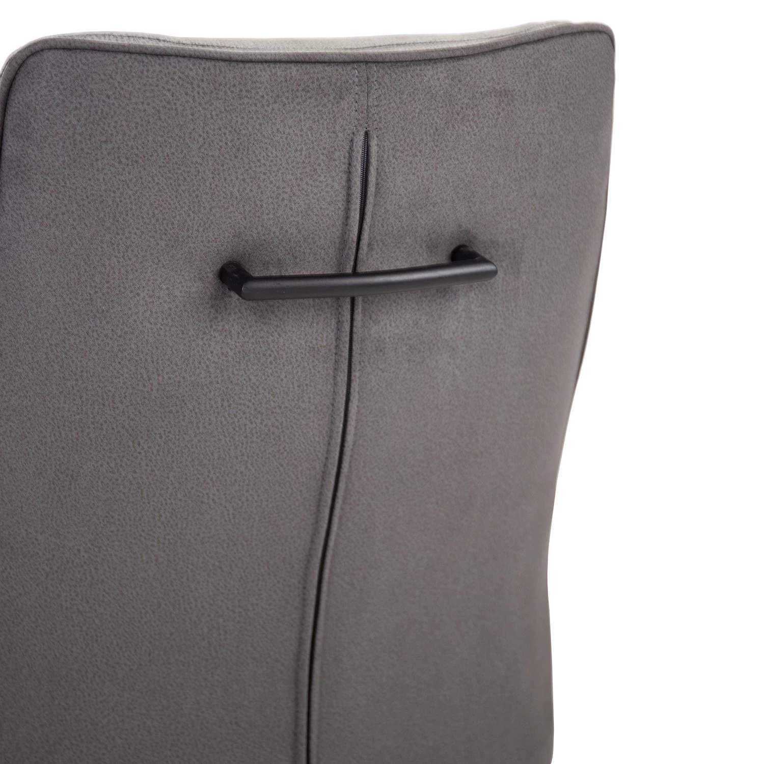 Fredriks Chaises cantilever Altoona (lot de 2) - Tissage à plat / Métal - Gris foncé et gris clair / Noir mat 7 Fredriks Chaises cantilever Altoona (lot de 2) - Tissage à plat / Métal - Gris foncé et gris clair / Noir mat – Image 7