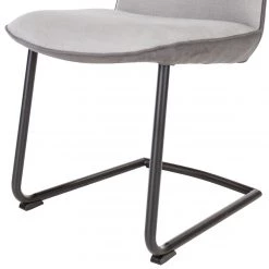 Fredriks Chaises cantilever Altoona (lot de 2) - Tissage à plat / Métal - Gris foncé et gris clair / Noir mat 26 Fredriks Chaises cantilever Altoona (lot de 2) - Tissage à plat / Métal - Gris foncé et gris clair / Noir mat -Meubles de salle à manger Soldes Magasin 1000285150 220617 036 DETAILS P000000001000285150