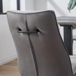 Fredriks Chaises cantilever Altoona (lot de 2) - Tissage à plat / Métal - Gris foncé et gris clair / Noir mat 31 Fredriks Chaises cantilever Altoona (lot de 2) - Tissage à plat / Métal - Gris foncé et gris clair / Noir mat -Meubles de salle à manger Soldes Magasin 1000285150 220819 040 DETAILS P000000001000285150