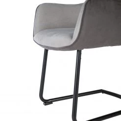 Fredriks Chaise à accoudoirs Altoona - Tissage à plat / Métal - Gris foncé et gris clair / Noir mat 24 Fredriks Chaise à accoudoirs Altoona - Tissage à plat / Métal - Gris foncé et gris clair / Noir mat -Meubles de salle à manger Soldes Magasin 1000285151 220617 035 DETAILS P000000001000285151