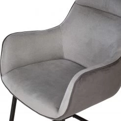 Fredriks Chaise à accoudoirs Altoona - Tissage à plat / Métal - Gris foncé et gris clair / Noir mat 25 Fredriks Chaise à accoudoirs Altoona - Tissage à plat / Métal - Gris foncé et gris clair / Noir mat -Meubles de salle à manger Soldes Magasin 1000285151 220617 036 DETAILS P000000001000285151