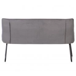 Fredriks Banc Altoona - Tissage à plat / Métal - Gris foncé et gris clair / Noir mat -Meubles de salle à manger Soldes Magasin 1000285153 220617 031 DETAILS P000000001000285153