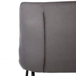 Fredriks Banc Altoona - Tissage à plat / Métal - Gris foncé et gris clair / Noir mat -Meubles de salle à manger Soldes Magasin 1000285153 220617 034 DETAILS P000000001000285153