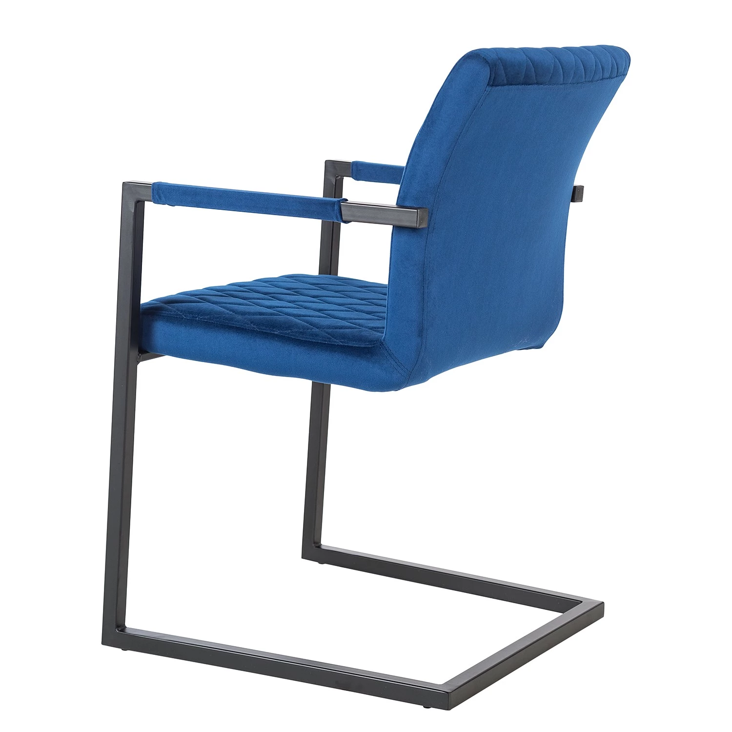 Ars manufacti Chaise à accoudoirs Finga II - Bleu 5 Ars manufacti Chaise à accoudoirs Finga II - Bleu – Image 5