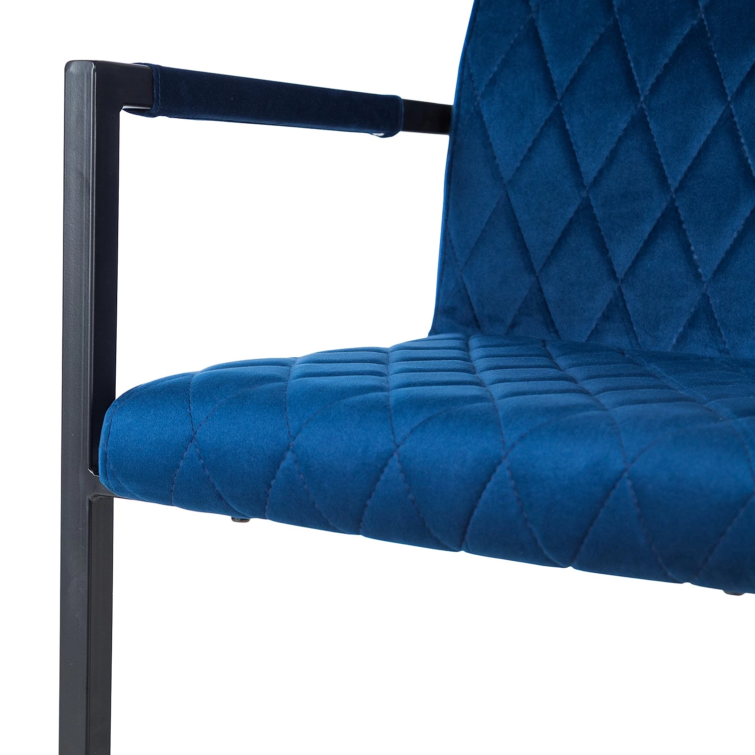 Ars manufacti Chaise à accoudoirs Finga II - Bleu 6 Ars manufacti Chaise à accoudoirs Finga II - Bleu – Image 6