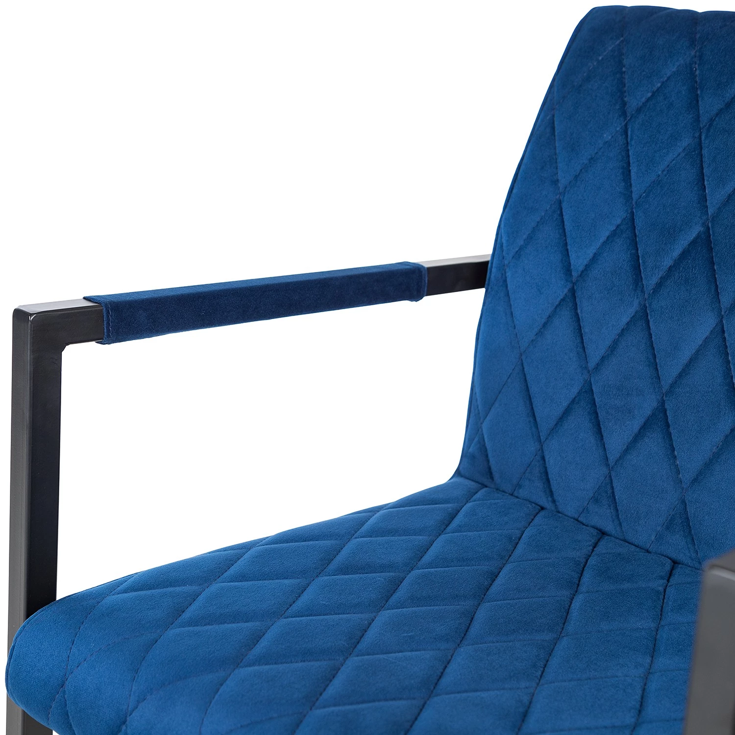 Ars manufacti Chaise à accoudoirs Finga II - Bleu 8 Ars manufacti Chaise à accoudoirs Finga II - Bleu – Image 8