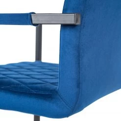 Ars manufacti Chaise à accoudoirs Finga II - Bleu 17 Ars manufacti Chaise à accoudoirs Finga II - Bleu -Meubles de salle à manger Soldes Magasin 1000285319 220810 037 DETAILS P000000001000285319