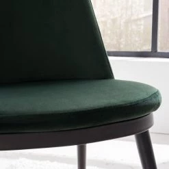 Jack & Alice Chaises Siama (lot de 2) - Vert foncé -Meubles de salle à manger Soldes Magasin 1000285321 220616 040 DETAILS P000000001000285321