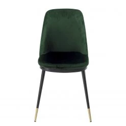 Jack & Alice Chaises Siama (lot de 2) - Vert foncé -Meubles de salle à manger Soldes Magasin 1000285321 220719 030 DETAILS P000000001000285321