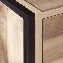 Red Living Enfilade Voru - Imitation chêne / Gris foncé -Meubles de salle à manger Soldes Magasin 1000285711 210813 14520000057 DETAILS P000000001000285711