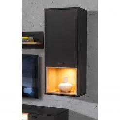 Loftscape Meuble haut Mazzo - Noir / Imitation chêne artisan -Meubles de salle à manger Soldes Magasin 1000285797 210819 12212500013 MOOD DETAILS P000000001000285797 mood