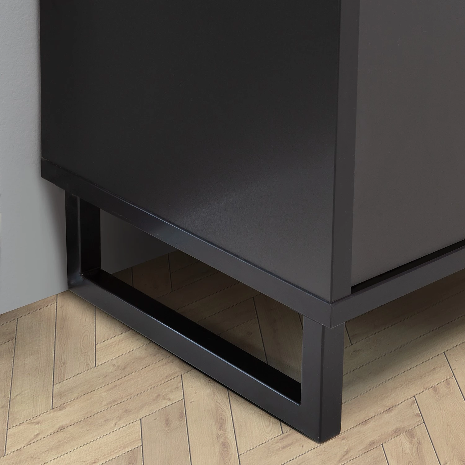 Loftscape Buffet Mazzo - Noir / Imitation chêne artisan 12 Loftscape Buffet Mazzo - Noir / Imitation chêne artisan – Image 12