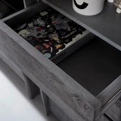 Red Living Buffet Calipso - Acacia Gris -Meubles de salle à manger Soldes Magasin 1000286009 211007 13381400084 DETAILS P000000001000286009