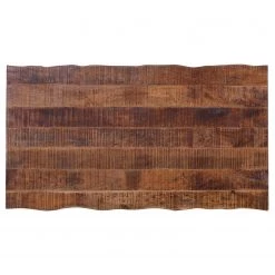 Red Living Table Kiel - Manguier massif / Fer - Manguier / Noir -Meubles de salle à manger Soldes Magasin 1000287310 210826 08385300073 DETAILS P000000001000287310