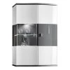 Loftscape Vitrine murale Intento - Blanc brillant / Anthracite