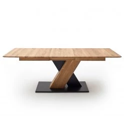 Fredriks Table Covina - (extensible) - Chêne sauvage - Largeur : 140 cm - Noir -Meubles de salle à manger Soldes Magasin 1000289091 210906 11425200212 DETAILS P000000001000289091