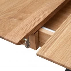 Fredriks Table Covina - (extensible) - Chêne sauvage - Largeur : 140 cm - Noir -Meubles de salle à manger Soldes Magasin 1000289091 210906 11425200216 DETAILS P000000001000289091