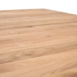 Fredriks Table Covina - (extensible) - Chêne sauvage - Largeur : 140 cm - Noir -Meubles de salle à manger Soldes Magasin 1000289091 210906 11425200219 DETAILS P000000001000289091