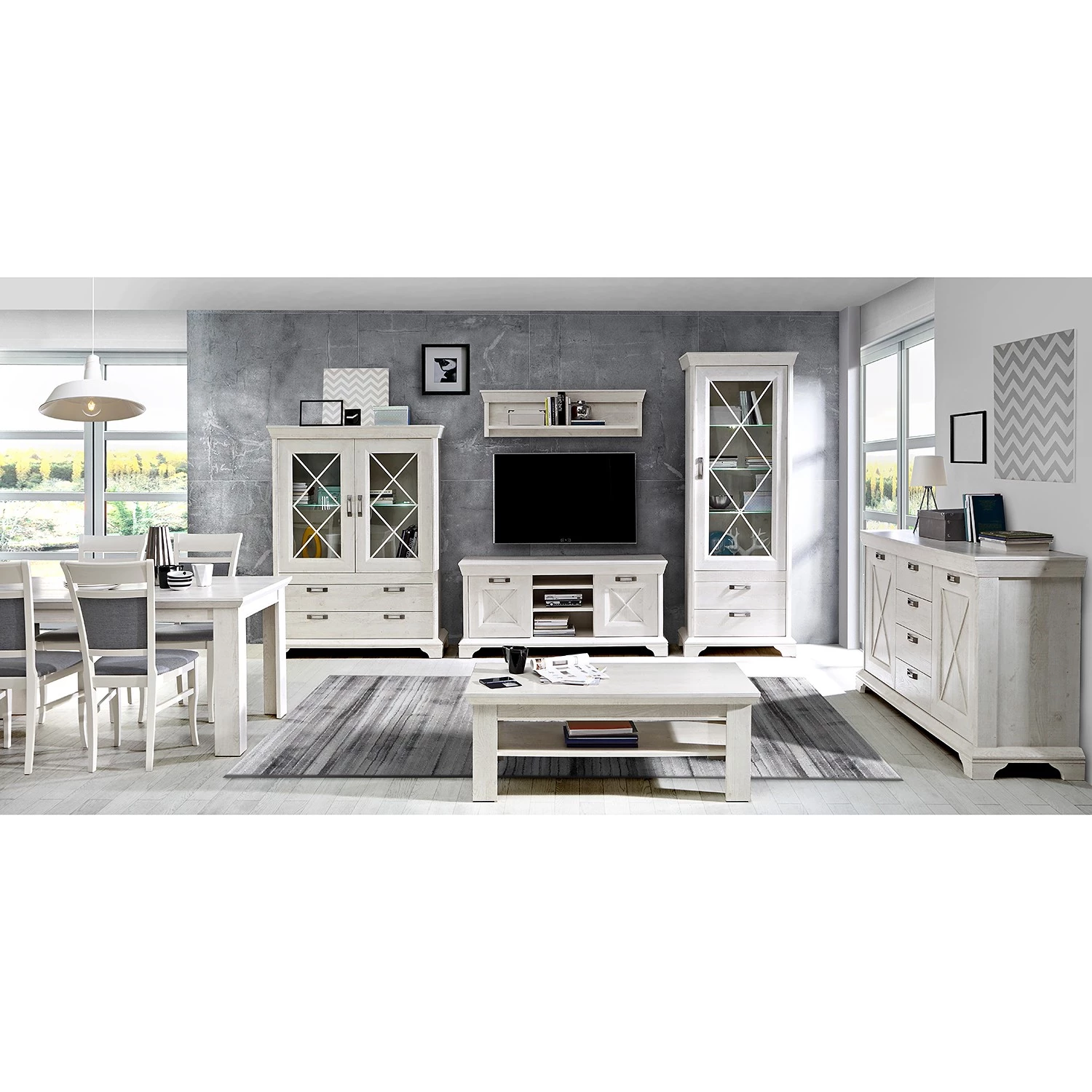 Ridgevalley Buffet Kimbark II - Imitation pin blanc 3 Ridgevalley Buffet Kimbark II - Imitation pin blanc – Image 3