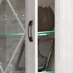 Ridgevalley Vitrine Kimbark - Avec éclairage 10 Ridgevalley Vitrine Kimbark - Avec éclairage -Meubles de salle à manger Soldes Magasin 1000295073 210924 143049000122 DETAILS P000000001000295073