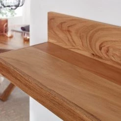 Ars Natura Étagère murale Muquem - Acacia massif -Meubles de salle à manger Soldes Magasin 1000296346 210929 063328000033 DETAILS P000000001000296346