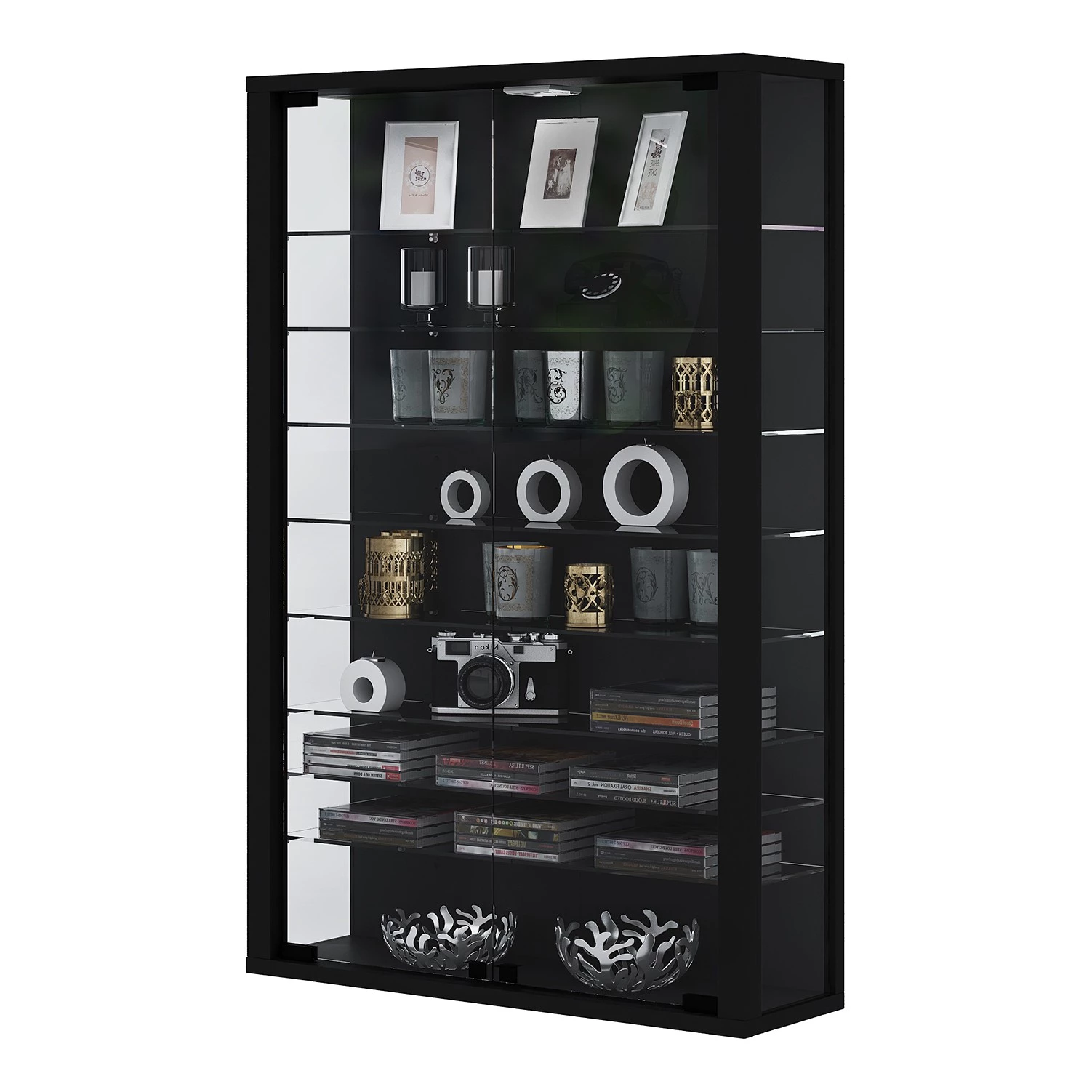 VCM Vitrine murale Vitrosa I - Noir 1 VCM Vitrine murale Vitrosa I - Noir