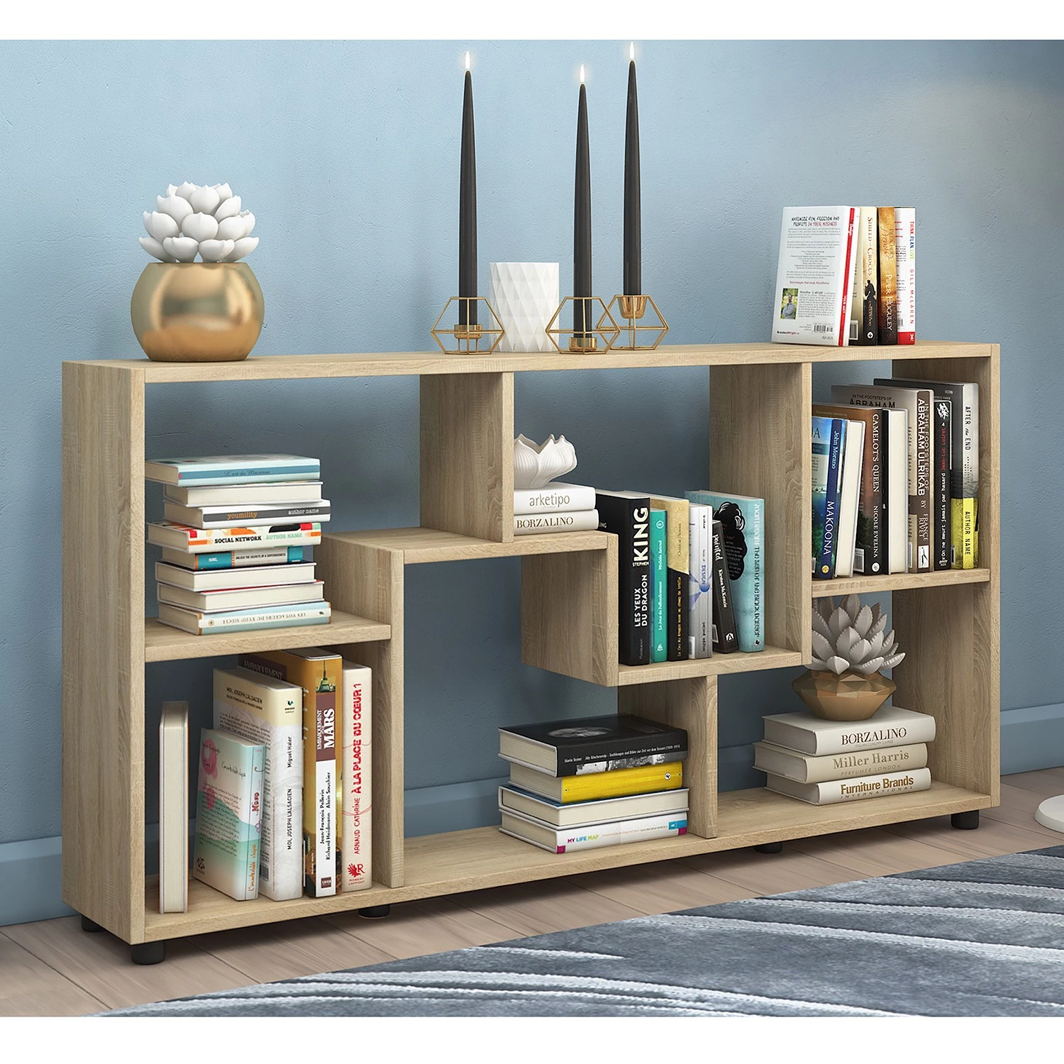 VCM Étagère Pintal - Imitation chêne de Sonoma 3 VCM Étagère Pintal - Imitation chêne de Sonoma – Image 3