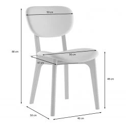 Norrwood Chaises capitonnées Nadir (lot de 2) - Crème - Imitation noyer -Meubles de salle à manger Soldes Magasin 1000299039 211019 11164000751 SKETCH DETAILS P000000001000299039 sketch