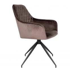 Red Living Chaise à accoudoirs Colachel II - Velours / Acier - Marron / Noir 14 Red Living Chaise à accoudoirs Colachel II - Velours / Acier - Marron / Noir -Meubles de salle à manger Soldes Magasin 1000299405 211012 134455000116 DETAILS P000000001000299405