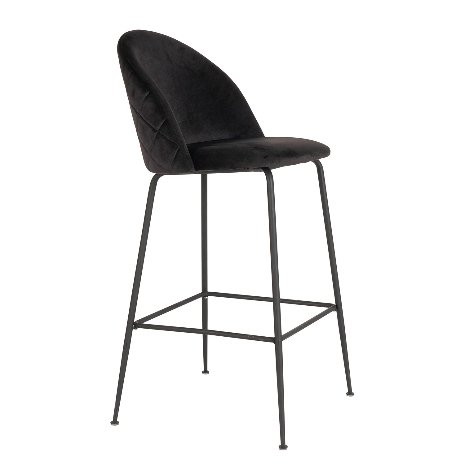 Red Living Chaises de bar Maxou II (lot de 2) - Noir 3 Red Living Chaises de bar Maxou II (lot de 2) - Noir – Image 3