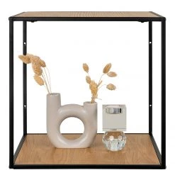 Red Living Étagère murale Vapi II - Noir / Imitation chêne -Meubles de salle à manger Soldes Magasin 1000299441 211012 13474400093 DETAILS P000000001000299441