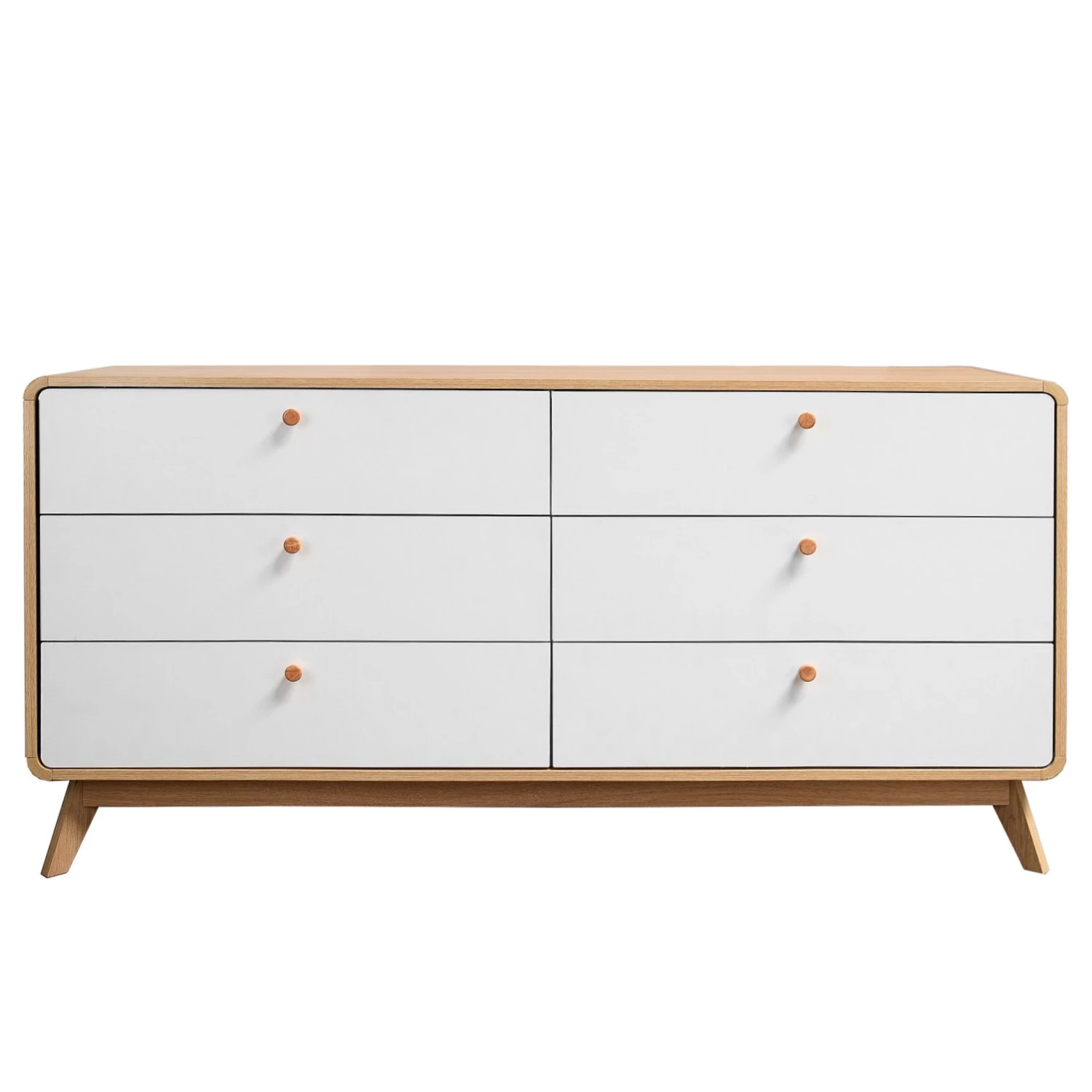 Norrwood Enfilade Chelan - Blanc / Imitation chêne 3 Norrwood Enfilade Chelan - Blanc / Imitation chêne – Image 3